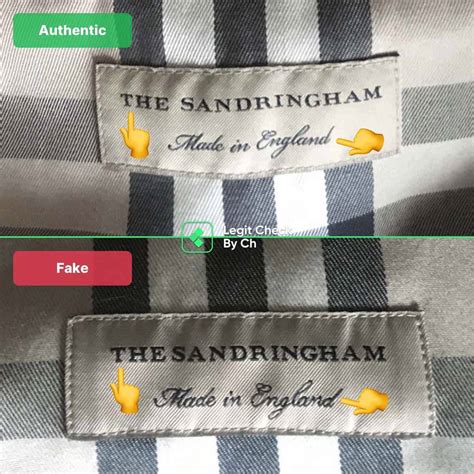 burberry sandringham real vs fake